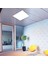 1 Adet LED Downlight LED Panel Downlight 20W 6500K Beyaz Izgara Işıkları Ofis Oturma Odası Için Ekleme Işığı Tavan Işığı (A) (Yurt Dışından) 4