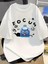 Focus Cat Baskılı Beyaz T-Shirt 1