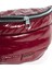 Bel Çantası Waist Bag Quilted Line Burgundy Glossy 3