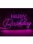 Cizgineon Happy Birthday Işıklı Neon LED Duvar Dekarasyon 1