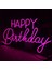 Cizgineon Happy Birthday Işıklı Neon LED Duvar Dekarasyon 2
