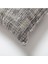 Tweed - Soyut Desenli Dokulu Dikdörtgen Kırlent 30 x 50 - Gri (Ic Yastık Dahil) 2