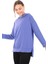 Kapüşonlu Yanları Yırtmaçlı Mor Sweatshirt (PCST067) 1