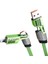 4in1 Pd 65 Watt Android / Type-C 27 Watt iPhone Halat Örgü Kırılmaz Uç 1.5M 1