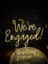 Cizgineon We Re Engaged Işıklı Neon LED Duvar Dekarasyon Günışığı 40*55 cm 1