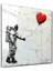 Heart Balloon in the Astronaut's Hand | Banksy Style Cam Duvar Tablosu 1