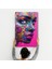Psychedelic Floral Portrait | Cam Duvar Tablosu 2