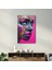 Psychedelic Floral Portrait | Cam Duvar Tablosu 3