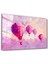 Pink Baloons Oil Painting - Cam Duvar Tablosu 1
