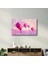 Pink Baloons Oil Painting - Cam Duvar Tablosu 2