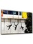 Banksy - Monkeys on the Train Bridge - Cam Duvar Tablosu 1