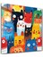 Funny Cats | Cam Duvar Tablosu 1