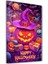 Glowing Jack-O-Lanterns | Halloween Cam Duvar Tablosu 1