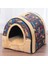 Battaniye 01 Stili S Beden Sıcak Köpek Evi Pet Yatak Baskılı Kulübesi Kanepe Mat Pet Köpek Katlanabilir Kedi Yatağı Köpek Yatağı Pet House Ürünleri Cama Perro Kedi Evi (Yurt Dışından) 2