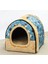 Battaniye 01 Stili S Beden Sıcak Köpek Evi Pet Yatak Baskılı Kulübesi Kanepe Mat Pet Köpek Katlanabilir Kedi Yatağı Köpek Yatağı Pet House Ürünleri Cama Perro Kedi Evi (Yurt Dışından) 5