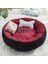 Lacivert Tarzı Iç 20CM 0-1kg Balık Kemikleri ile Kedi Yatağı Yuvarlak Kısa Peluş Küçük Pet House Mat Kış Sıcak Uyuyan Kediler Yuva Yumuşak Güzel Küçük Köpek Yatakları (Yurt Dışından) 2