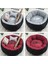 Lacivert Tarzı Iç 20CM 0-1kg Balık Kemikleri ile Kedi Yatağı Yuvarlak Kısa Peluş Küçük Pet House Mat Kış Sıcak Uyuyan Kediler Yuva Yumuşak Güzel Küçük Köpek Yatakları (Yurt Dışından) 3