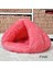 Pembe Tarzı 45X40X30CM Pet Köpek Kedi Üçgen Yatak Ev Sıcak Yumuşak Mat Yatak Mağara Sepeti Kulübesi Yıkanabilir Yuva (Yurt Dışından) 1