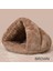 Pembe Tarzı 45X40X30CM Pet Köpek Kedi Üçgen Yatak Ev Sıcak Yumuşak Mat Yatak Mağara Sepeti Kulübesi Yıkanabilir Yuva (Yurt Dışından) 5