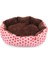 Pembe Stil 30X40X10CM Küçük Pet Yatak Için Köpek Yatağı Sevimli Doghouse Nokta Baskılı Pet Mat Kedi Yatağı Pet Cathouse Köpek Yatağı Küçük Köpekler ve Kedi Için Pet Malzemeleri (Yurt Dışından) 4