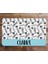 No.18 Tarzı 40X25CM Özel Ad Servis Altlığı Su Geçirmez Mat Köpek Mat Kedi Mat Pu Deri Maması Pedi Içme Mat Köpek Besleme Placemat (Yurt Dışından) 1