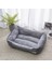 Stylee Gri Tarzı 60X45X15CM Köpek Yatağı Kanepe Paspasları Küçük Orta Büyük Köpek Için Yumuşak Köpekler Için Yıkanabilir Ev Kedi Köpek Kulübesi Için Mat Yastık Kedi Yatağı (Yurt Dışından) 1