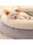 Mavi Stil 40CM Mat ile Kedi Yatağı Pet House Yastık Yavru Yumuşak Sıcak Yuvarlak Yatak Derin Uyku Tulumu Kış Kedi Sepeti Yavru Yuva Kedi Aksesuarları (Yurt Dışından) 4
