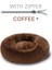 Gw-Haki Tarzı XS-40CM Vıp Yuvarlak Zip Pet Köpek Yatağı Büyük Küçük Köpek Kedi Evi Uzun Peluş Mat Kanepe Süper Yumuşak Pet Yatak Kulübesi Köpek Sakinleştirici Yatak (Yurt Dışından) 3