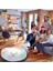 Peripembe Tarzı XS-40CM Yuvarlak Peluş Köpek Yatağı Süper Yumuşak Kulübesi Kabarık Kedi Evi Sıcak Sakinleştirici Yıkanabilir Mat Taşınabilir i Köpek ları Xxl (Yurt Dışından) 3