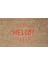 Kahverengi Kapı Önü Paspası Hello! Desen K-3271 2