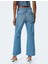 Ispanyol Paça Düğmeli Normal Bel Denim Pantolon - Flare Jeans 4