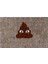 Dijital Baskı Dekoratif Kaka Emoji Gri Kapı Önü Paspası K-1289 2