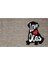 Dijital Baskı Gri Love Dogs Köpekli Dekoratif Kapı Paspası K-2071 2