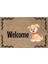 Kapı Önü Paspası Dekoratif Dijital Baskı Welcome P-2418 2