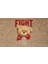 Bej Kapı Önü Paspası Fight For You Ayıcık Desen K-3321 2