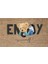 Bej Kapı Önü Paspası Enjoy Yourself Ayıcık Desen K-3337 2