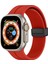 Watch Ultra 49MM Uyumlu Krd-84 Uyumlu Kordon Zore - Kırmızı 1