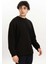 Erkek Bisiklet Yaka Fermuar Detaylı Sweatshirt 2