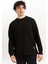 Erkek Bisiklet Yaka Fermuar Detaylı Sweatshirt 4