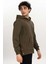 Çıt Çıt Detaylı Kapüşonlu Erkek Sweatshirt 1