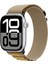 Watch 10 46MM Uyumlu Zore Krd-74 Hasır Kordon-Siyah-Haki 1