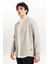 Fermuar Detaylı Erkek Bomber Sweatshirt 2