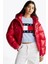 Kadın Tjw Shiny Hood Badge Puffer Mont Kırmızı 3