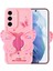Samsung Galaxy A55 Kılıf Kamera Korumalı Figür Tasarımlı Zore Kapya Kapak-Pembe Açık 1