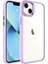 Apple iPhone 14 Plus Kılıf Zore Krom Kapak-Lila 1