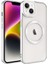 Apple iPhone 14 Plus Uyumlu Magsafe Wireless Şarj Özellikli Zore Setro Silikon-Lila 5