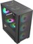 Erebor 4x 120MM Rainbow Mesh Matx Gaming Oyuncu Bilgisayar Kasası Powersız 2