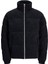 Jack Jones Erkek Rüzgar Geçirmez Siyah Kadife Puffer Mont 12260464S 1