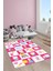 Kaymaz Taban Makinada Yıkanabilir Dijital Baskı Hello Kitty Desenli Çocuk Odası Halısı Dot Taban Halı 1