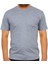 İş Elbiseleri Gri Sıfır Yaka Pamuk T-Shirt 1
